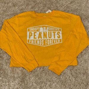 Peanuts Friends Forever Yellow Long Sleeve Tee